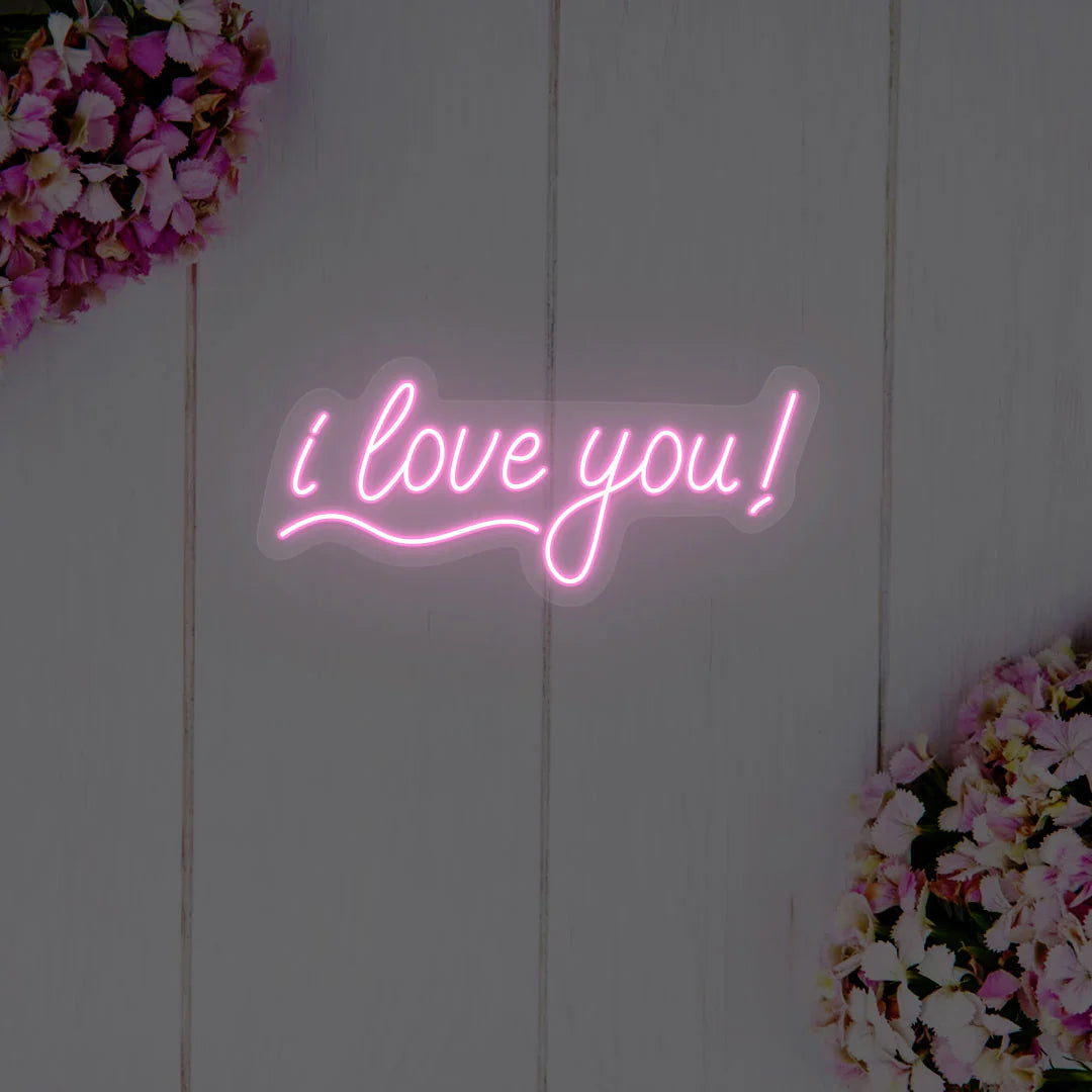I Love You Neon Sign