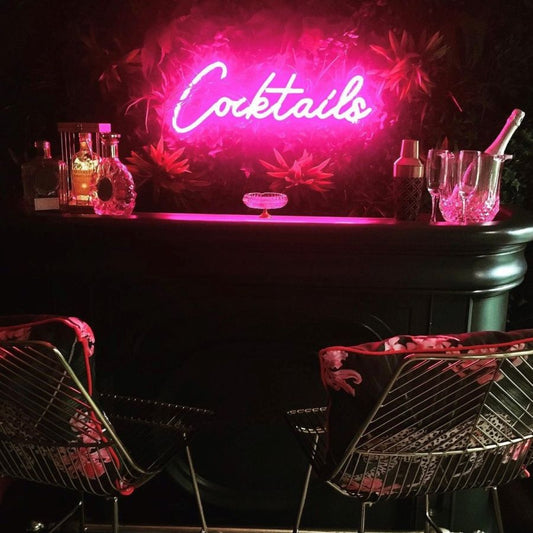 Neon Cocktail Sign